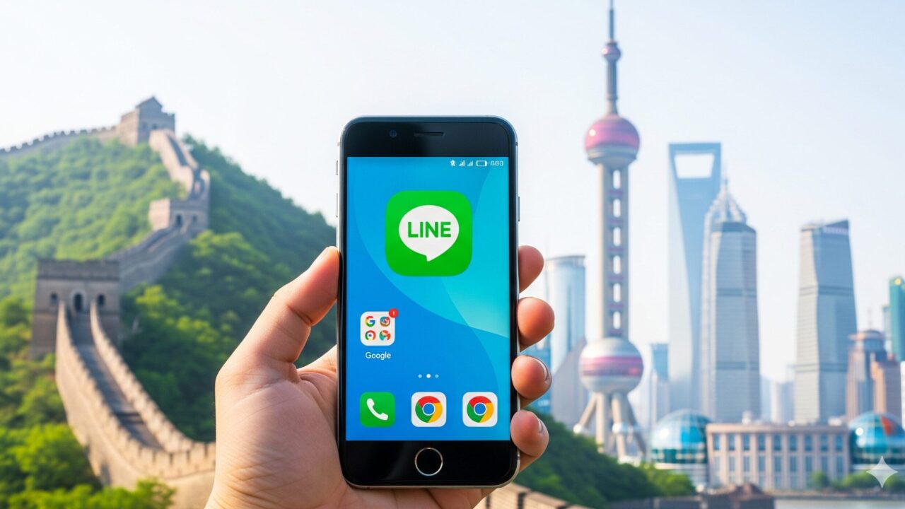 中国でもLINEやGoogleが使えるSIM・eSIMのイメージ画像