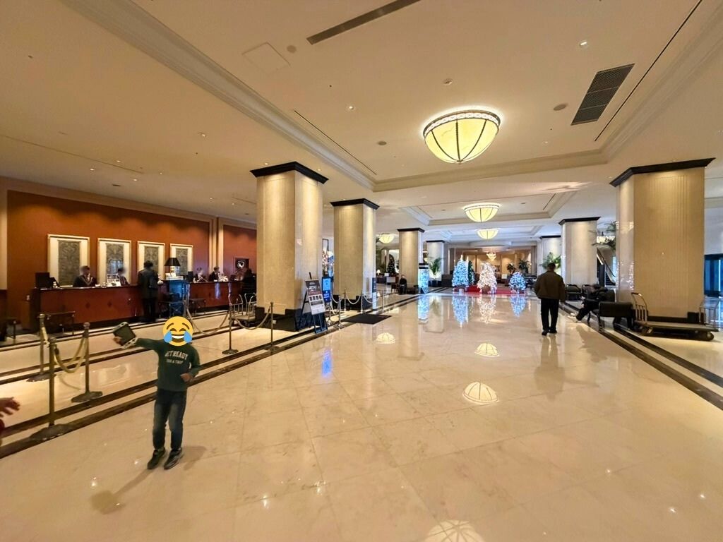 名古屋マリオットアソシアホテルのロビー全体(フロント周辺)