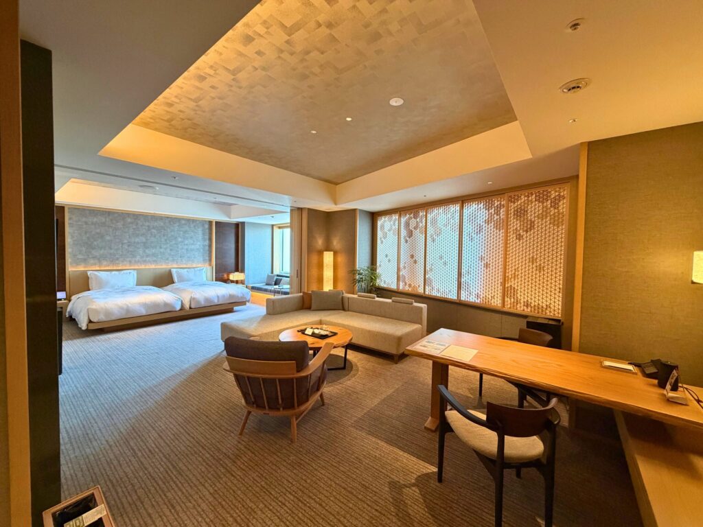名古屋マリオットアソシアホテル 那古野スイートの客室全景