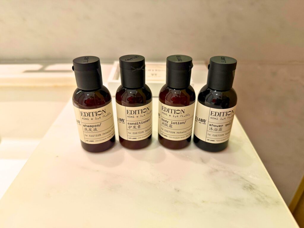 上海エディションのLE LABOアメニティ