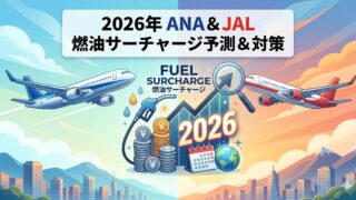 ANA JAL 燃油サーチャージ値上げ 2026年 イメージ