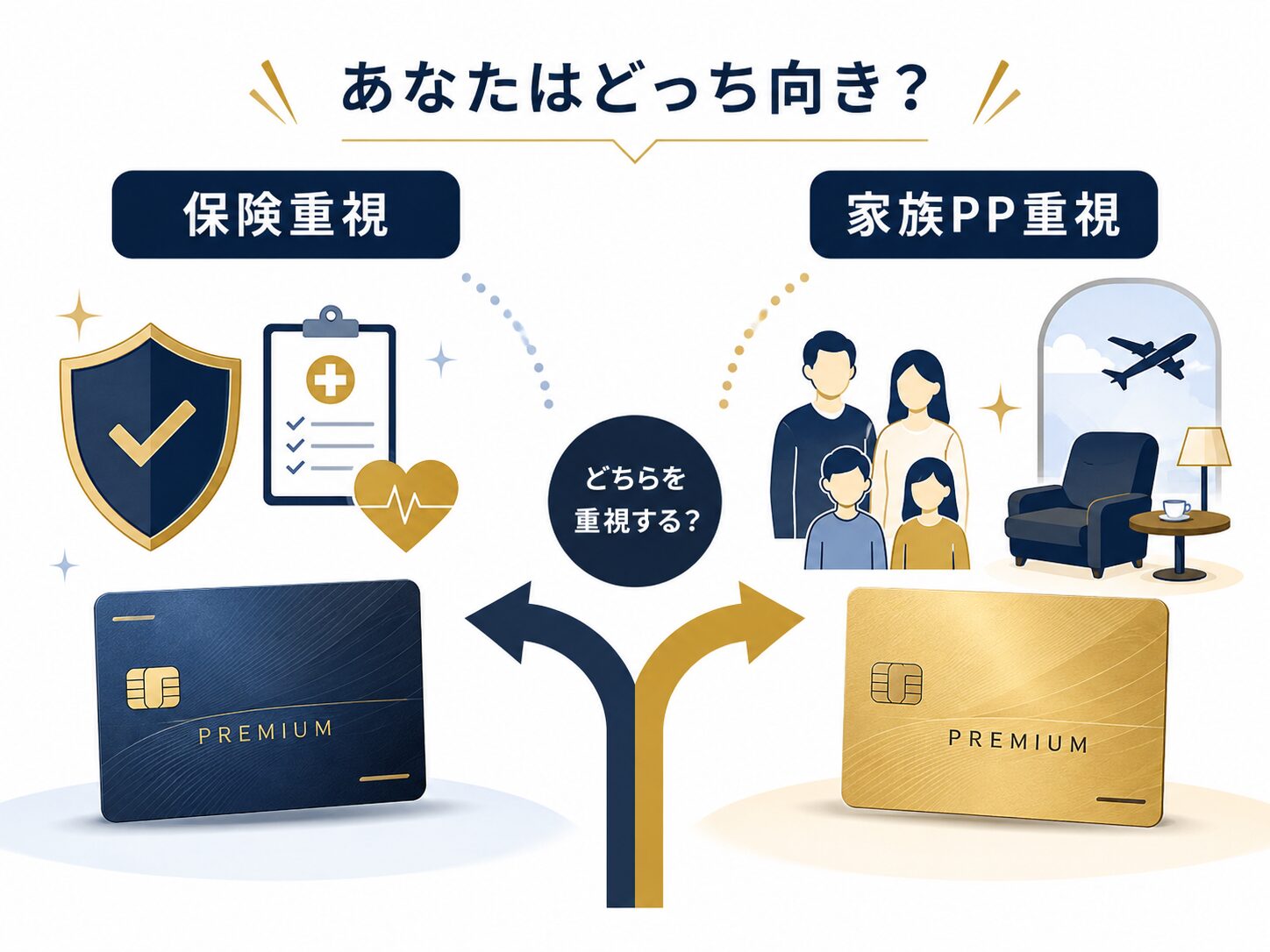 あなたはどっち向き？保険重視か家族PP重視か